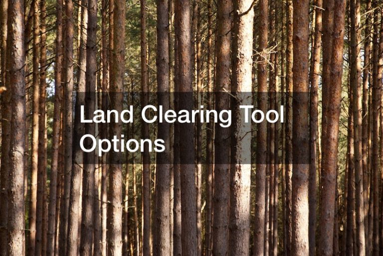 Land Clearing Tool Options