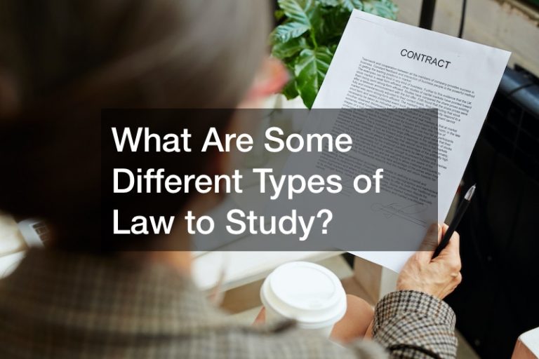 What Are Some Different Types of Law to Study?