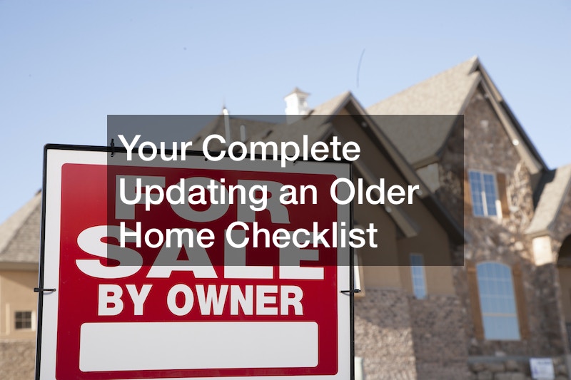 updating an older home checklist