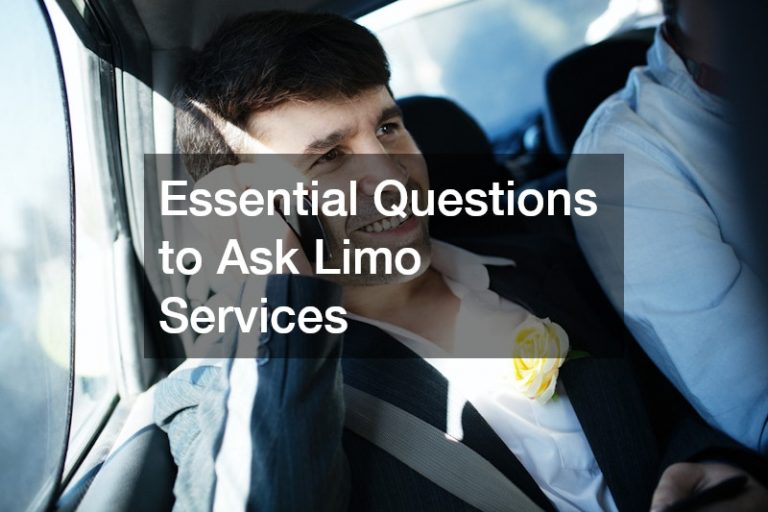 Essential Questions to Ask Limo Services